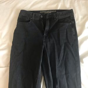 American eagle black mom jeans